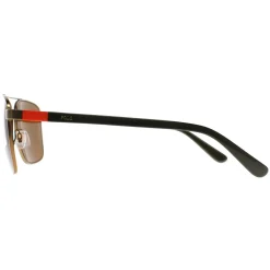 Polo Ralph Lauren Sunglasses PH3137 932473 Semi-Shiny Brass Olive Gree
