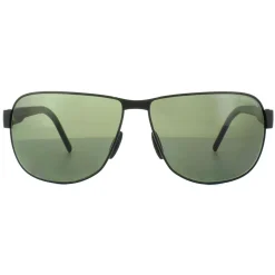 Porsche Design Sunglasses P8633 A V401 Black Grey Green Polarized