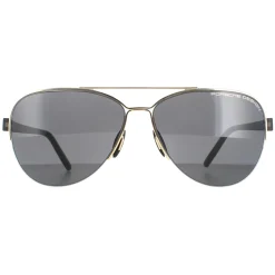 Porsche Design Sunglasses P8676 D Gold Grey Blue