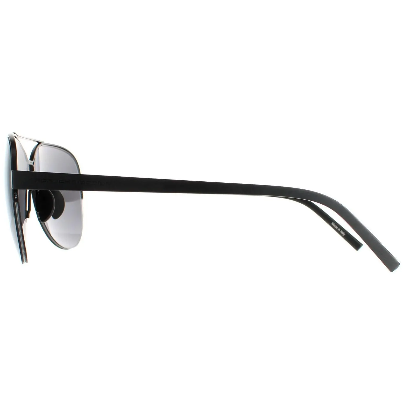 Porsche Design Sunglasses P8676 A Black Mercury Silver Mirror