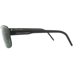Porsche Design Sunglasses P8633 A V401 Black Grey Green Polarized