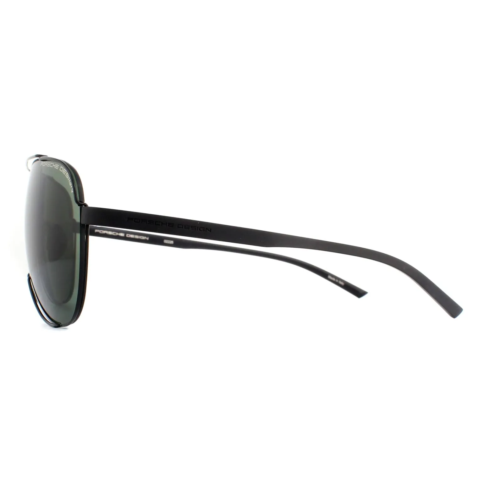 Porsche Design Sunglasses P8682 A Matte Black Green