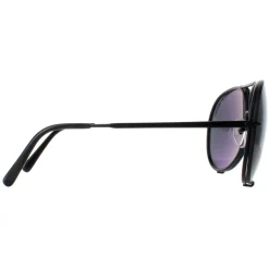 Porsche Design Sunglasses P8478 D Matte Black Dark Green & Spare Brown
