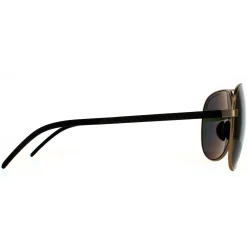 Porsche Design Sunglasses P8651 B Gold Green Grey Polarized