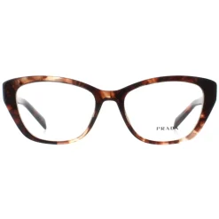 Prada Eyeglasses PR19WV 07R1O1 Caramel Tortoise Women