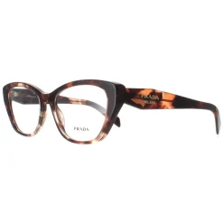 Prada Eyeglasses PR19WV 07R1O1 Caramel Tortoise Women
