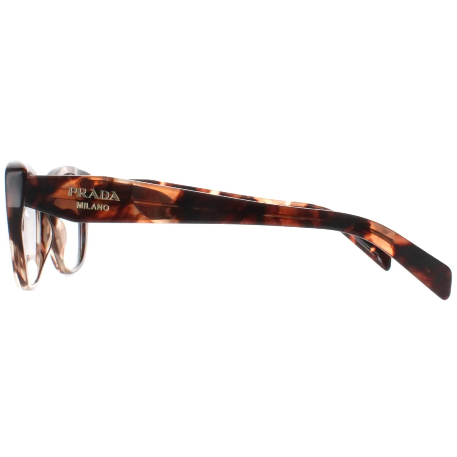 Prada Eyeglasses PR19WV 07R1O1 Caramel Tortoise Women