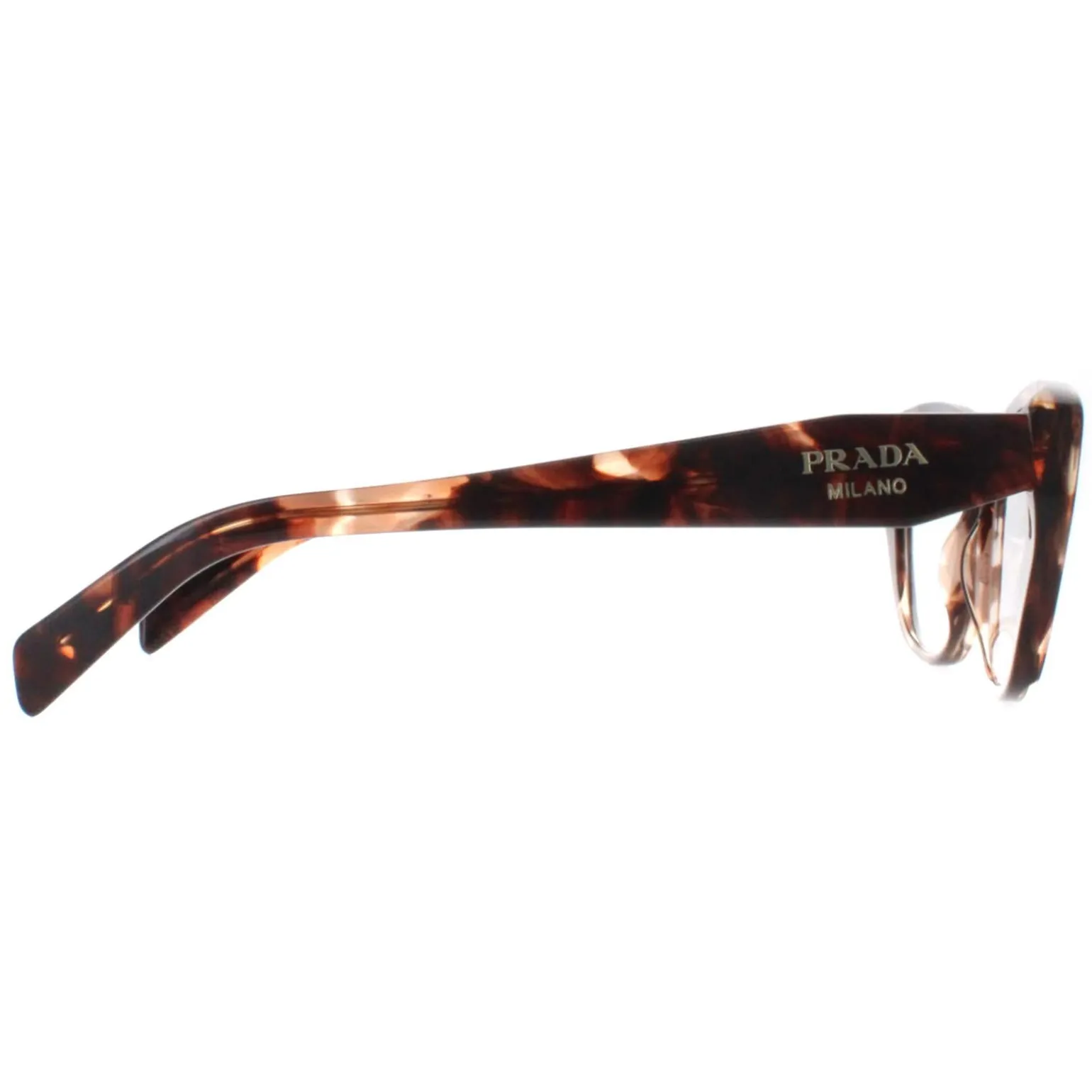 Prada Eyeglasses PR19WV 07R1O1 Caramel Tortoise Women