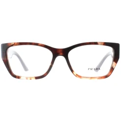 Prada Eyeglasses PR11YV 07R1O1 Caramel Tortoise Women
