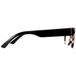 Prada Eyeglasses PR11YV UAO1O1 Black and White Women