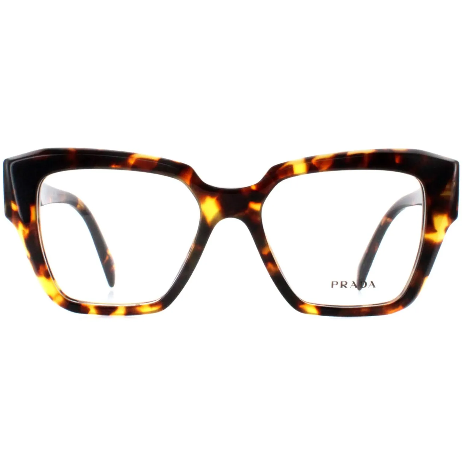 Prada Eyeglasses PR09ZV VAU1O1 Honey Tortoise Women