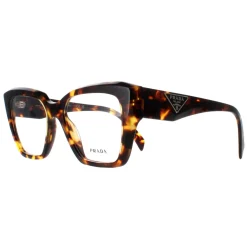 Prada Eyeglasses PR09ZV VAU1O1 Honey Tortoise Women