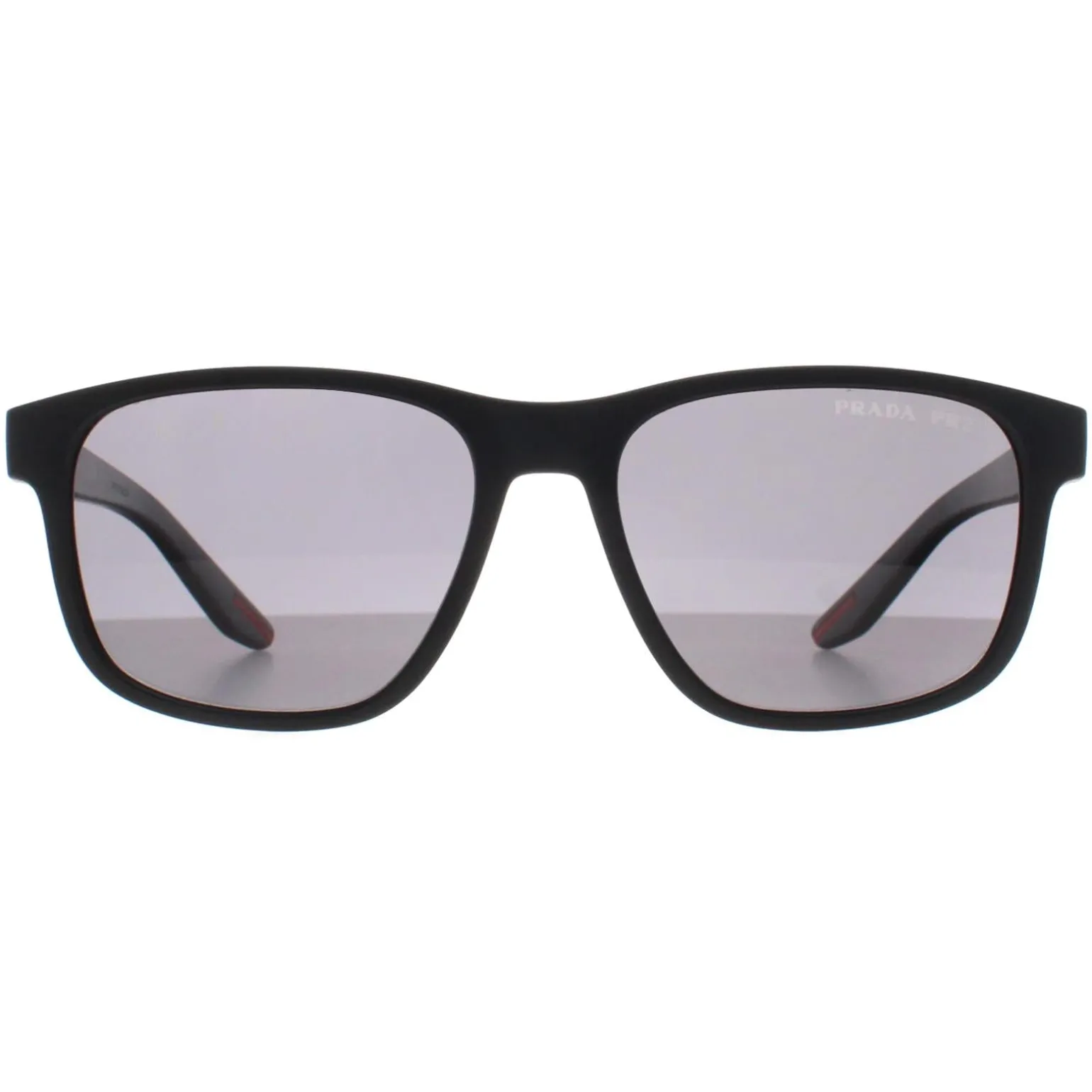 Prada Sport Sunglasses PS06YS DG002G Black Rubber Dark Grey Polarized