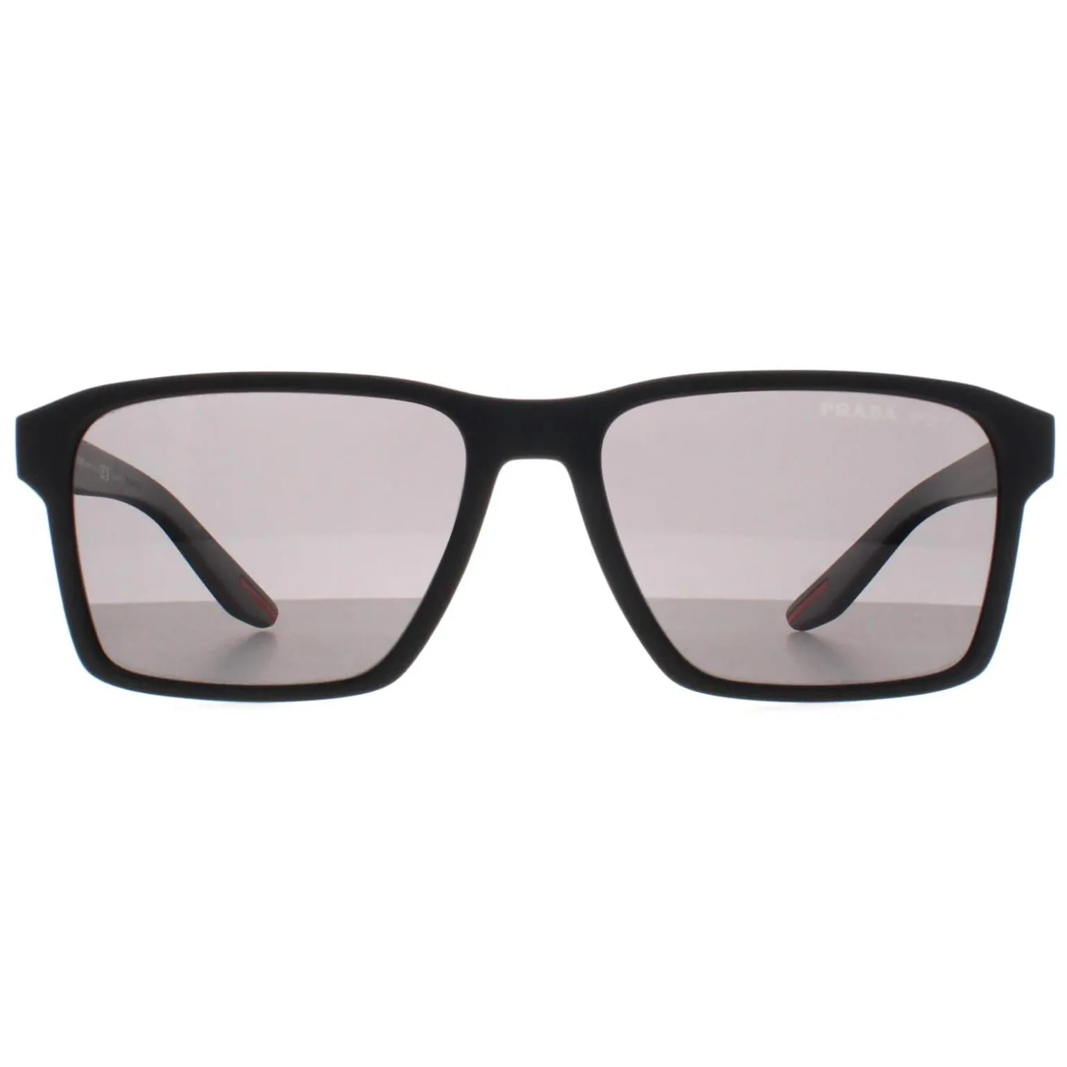 Prada Sport Sunglasses PS05YS DG002G Black Rubber Dark Grey Polarized