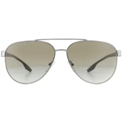 Prada Sport Sunglasses PS54TS 5AV1X1 Gunmetal Green Gradient 61mm