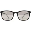 Prada Sport Sunglasses PS01TS DG02B0 Black Rubber Light Grey Silver Mi