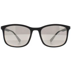 Prada Sport Sunglasses PS01TS DG02B0 Black Rubber Light Grey Silver Mi