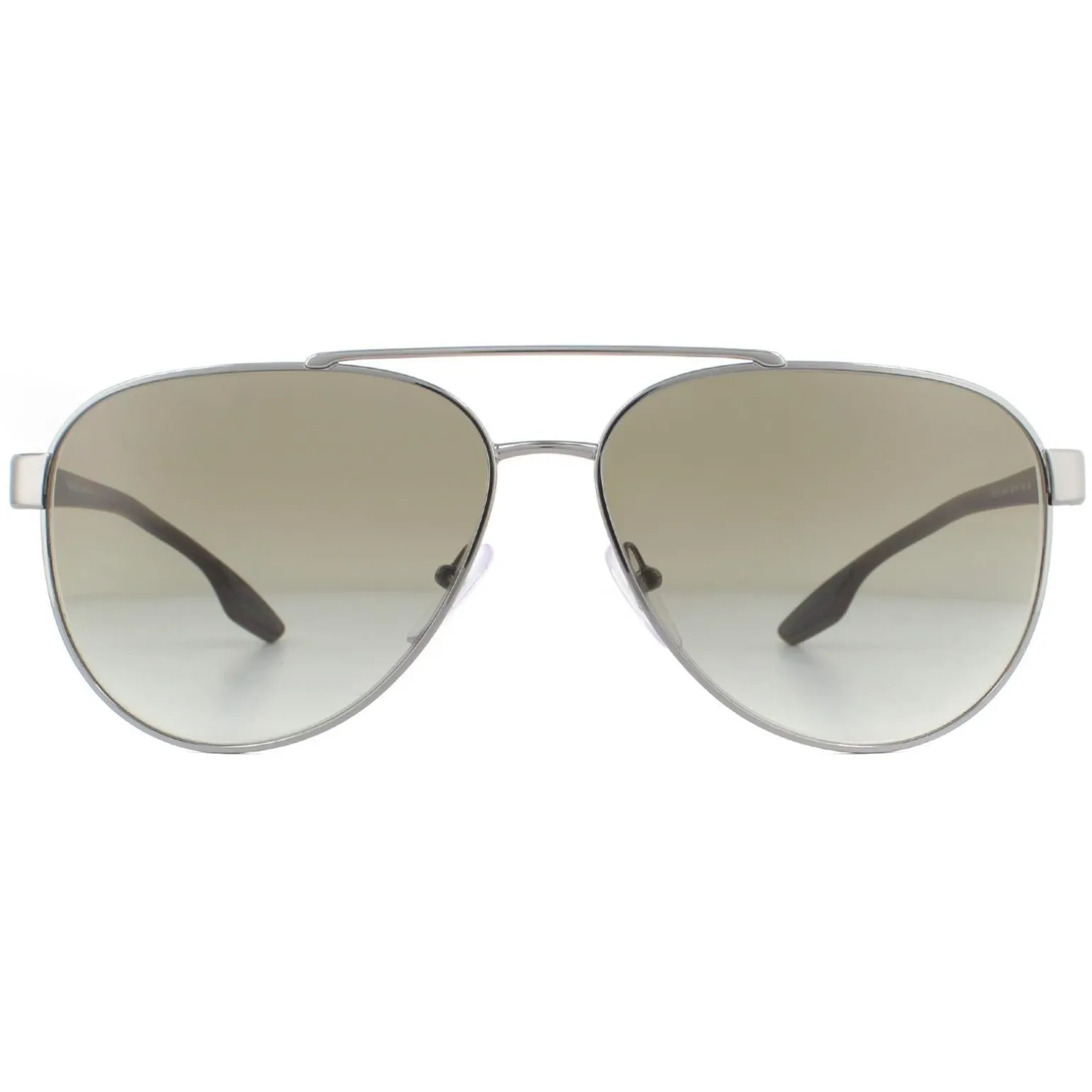 Prada Sport Sunglasses PS54TS 5AV1X1 Gunmetal Green Gradient 61mm