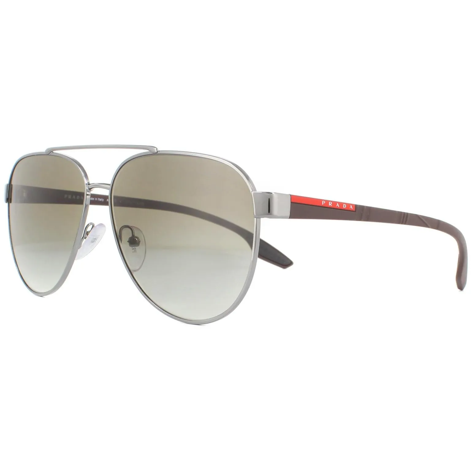 Prada Sport Sunglasses PS54TS 5AV1X1 Gunmetal Green Gradient 61mm