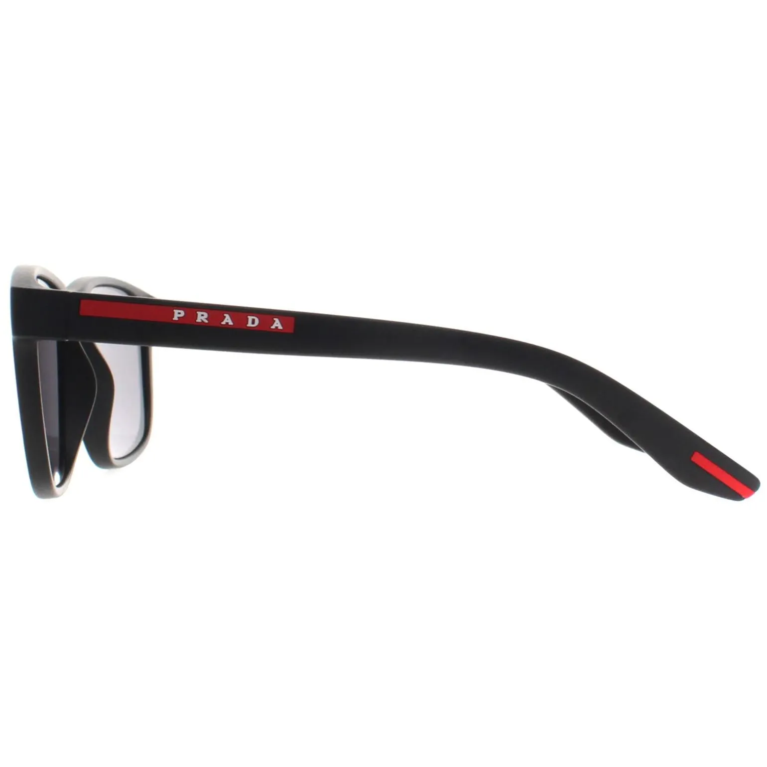 Prada Sport Sunglasses PS06YS DG002G Black Rubber Dark Grey Polarized