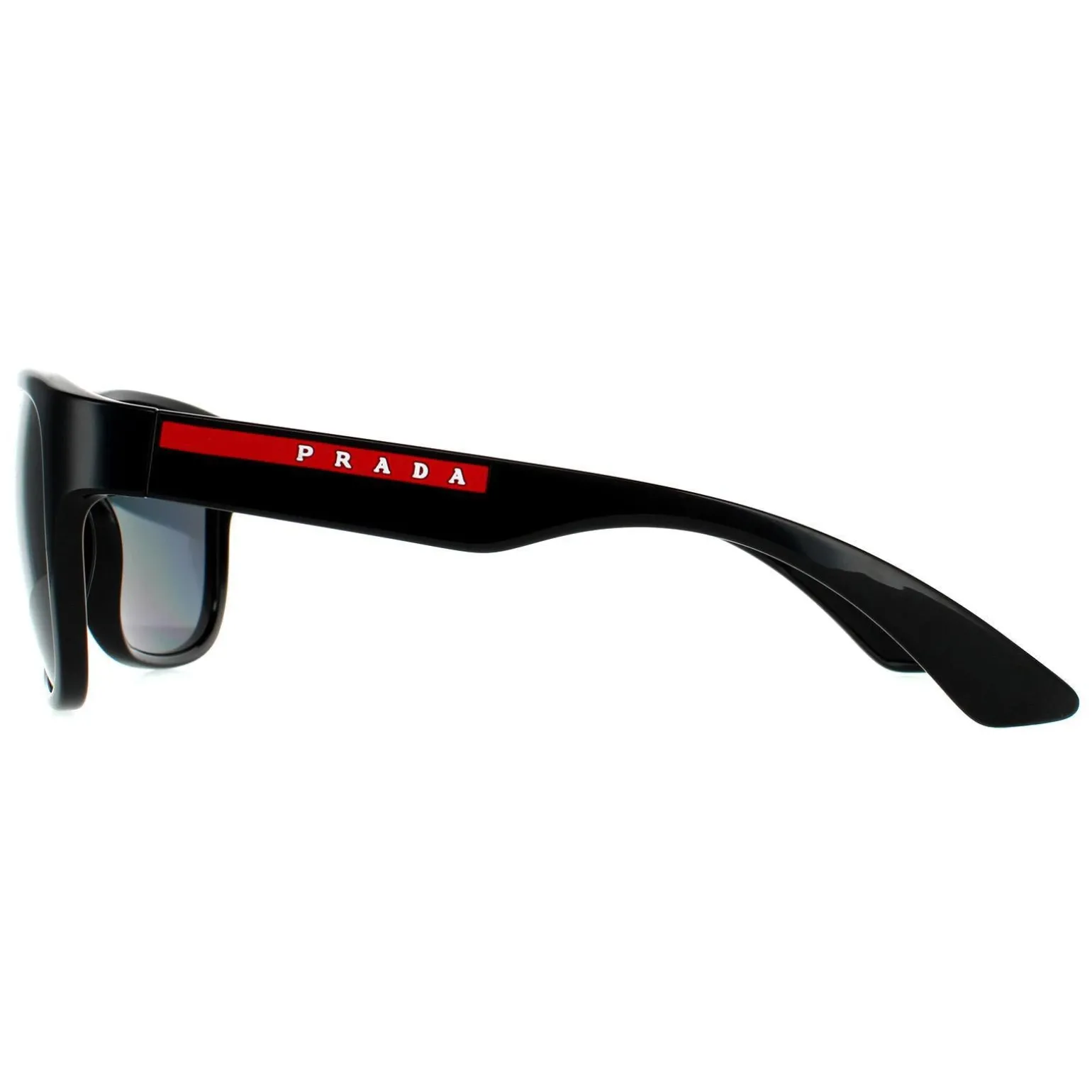 Prada Sport Sunglasses PS01US 1AB5Z1 Black Grey Polarized