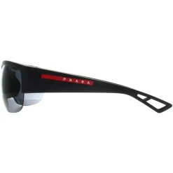 Prada Sport Sunglasses PSA01S 1BO10J Matte Black Dark Blue Violet Mirr
