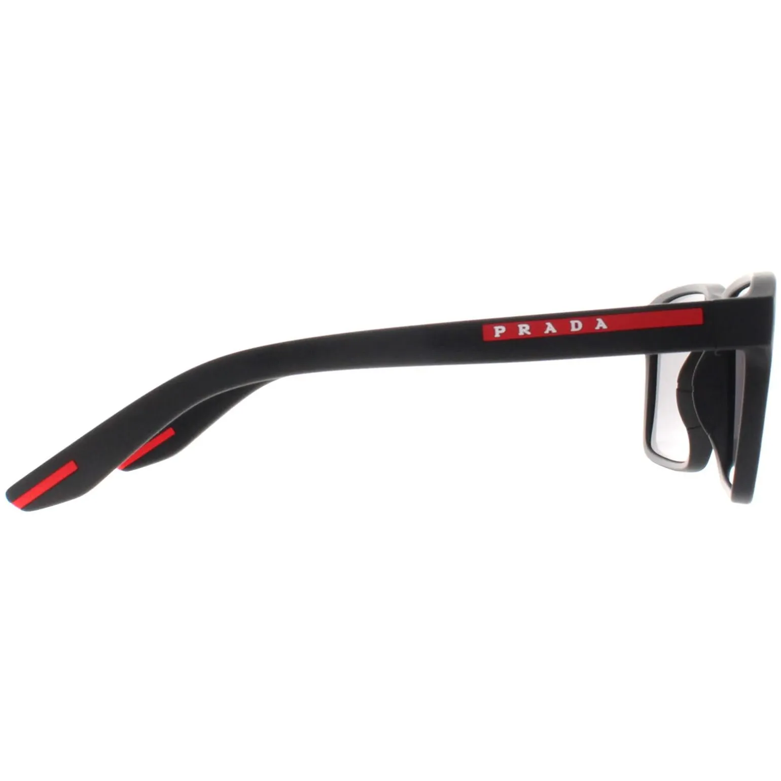 Prada Sport Sunglasses PS05YS DG002G Black Rubber Dark Grey Polarized