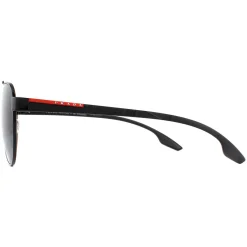 Prada Sport Sunglasses 54TS 1AB5Z1 Black Grey Polarized