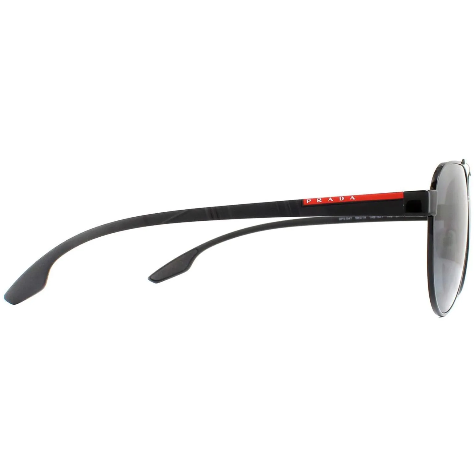 Prada Sport Sunglasses 54TS 1AB5Z1 Black Grey Polarized