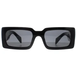 Prada Sunglasses PRA07S 1AB5S0 Black Dark Grey