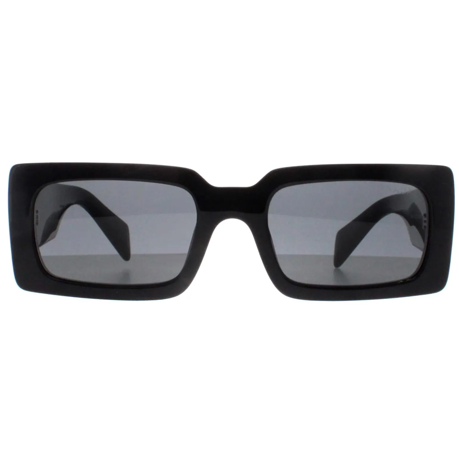 Prada Sunglasses PRA07S 1AB5S0 Black Dark Grey