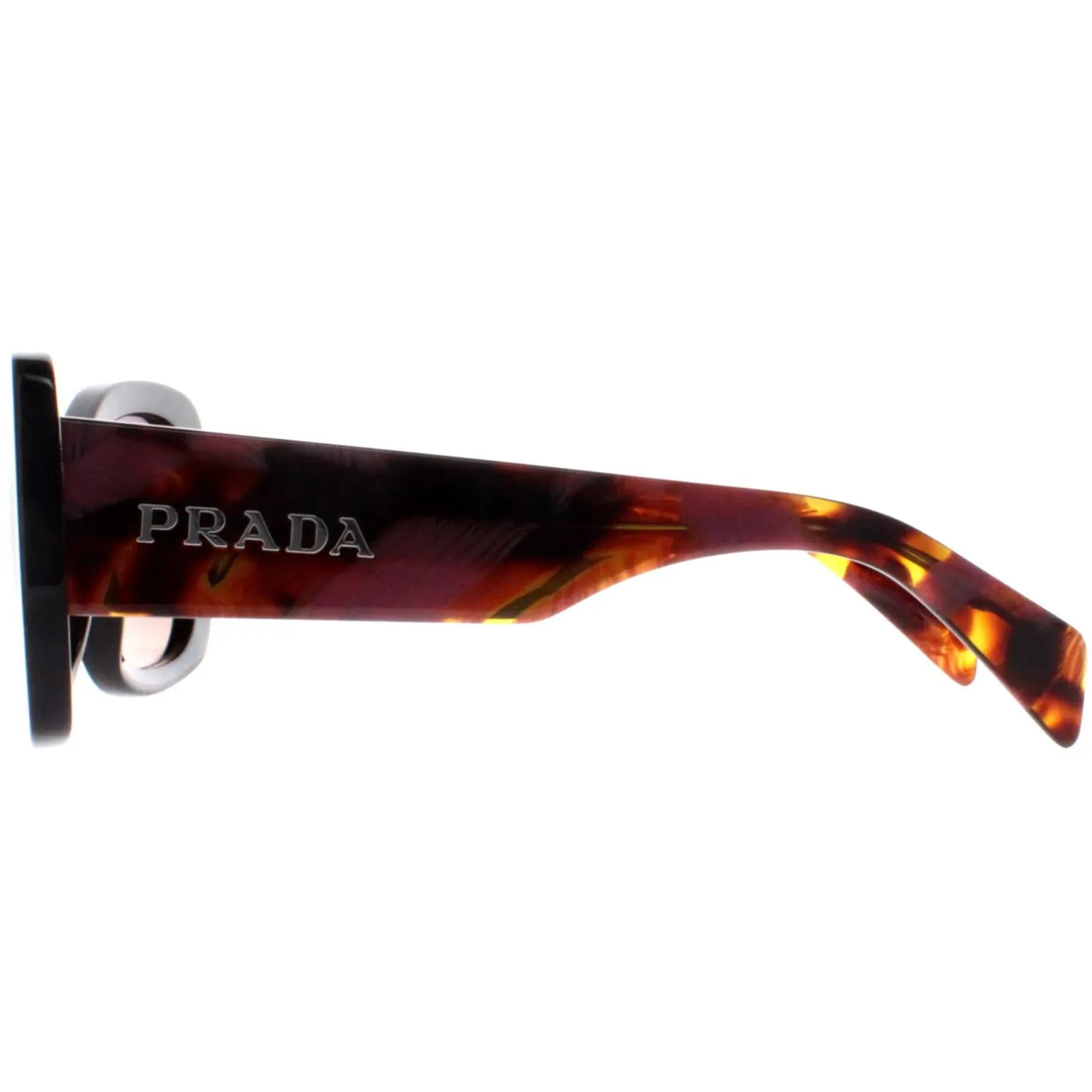 Prada Sunglasses PRA08S 12O50C Mahogany Brown Gradient