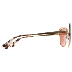 Prada Sunglasses PR51TS LAX6N0 Antique Gold Black Brown