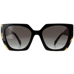 Prada Sunglasses PR15WS 3890A7 Black and Medium Tortoise Light Grey Gr