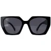 Prada Sunglasses PR15WS 1AB5Z1 Black Dark Grey Polarized