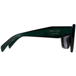 Prada Sunglasses PR15WS 1AB5Z1 Black Dark Grey Polarized