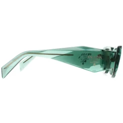 Prada Sunglasses PR17WS 11R10E Transparent Sage Green Mirror Internal
