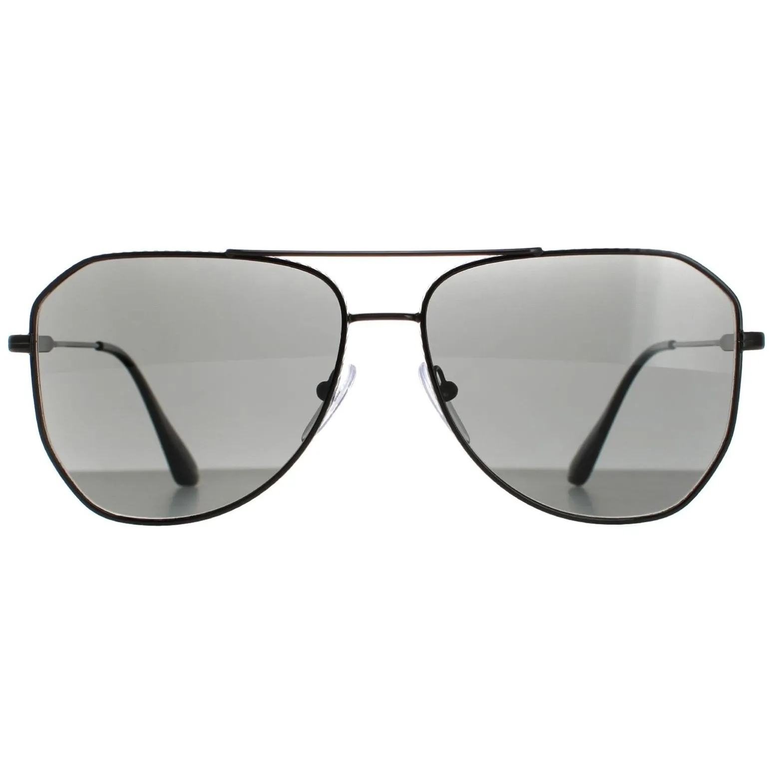 Prada Sunglasses PR63XS 1AB08G Black Grey Polarized