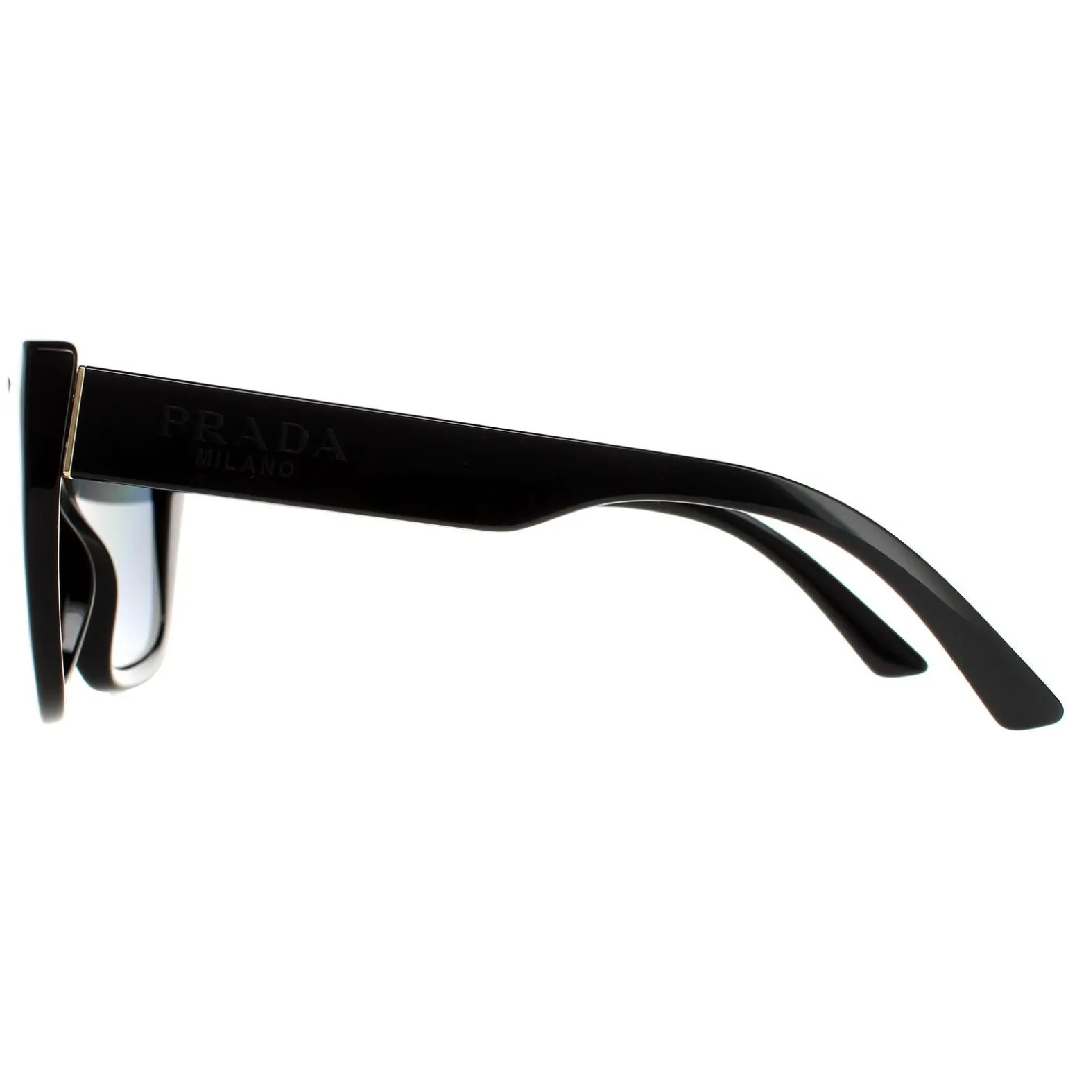 Prada Sunglasses PR24XS 1AB5Z1 Black Grey Polarized
