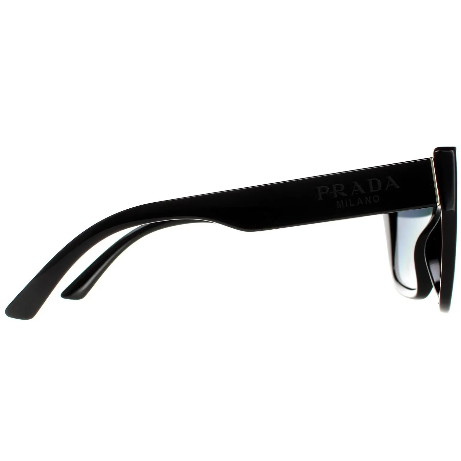 Prada Sunglasses PR24XS 1AB5Z1 Black Grey Polarized