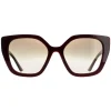 Prada Sunglasses PR24XS UAN0A7 Bordeaux Burgundy Grey Gradient