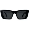 Prada Sunglasses PR08YS 1AB5S0 Black Dark Grey