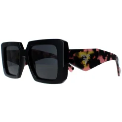 Prada Sunglasses PR23YS 1AB5S0 Black Dark Grey