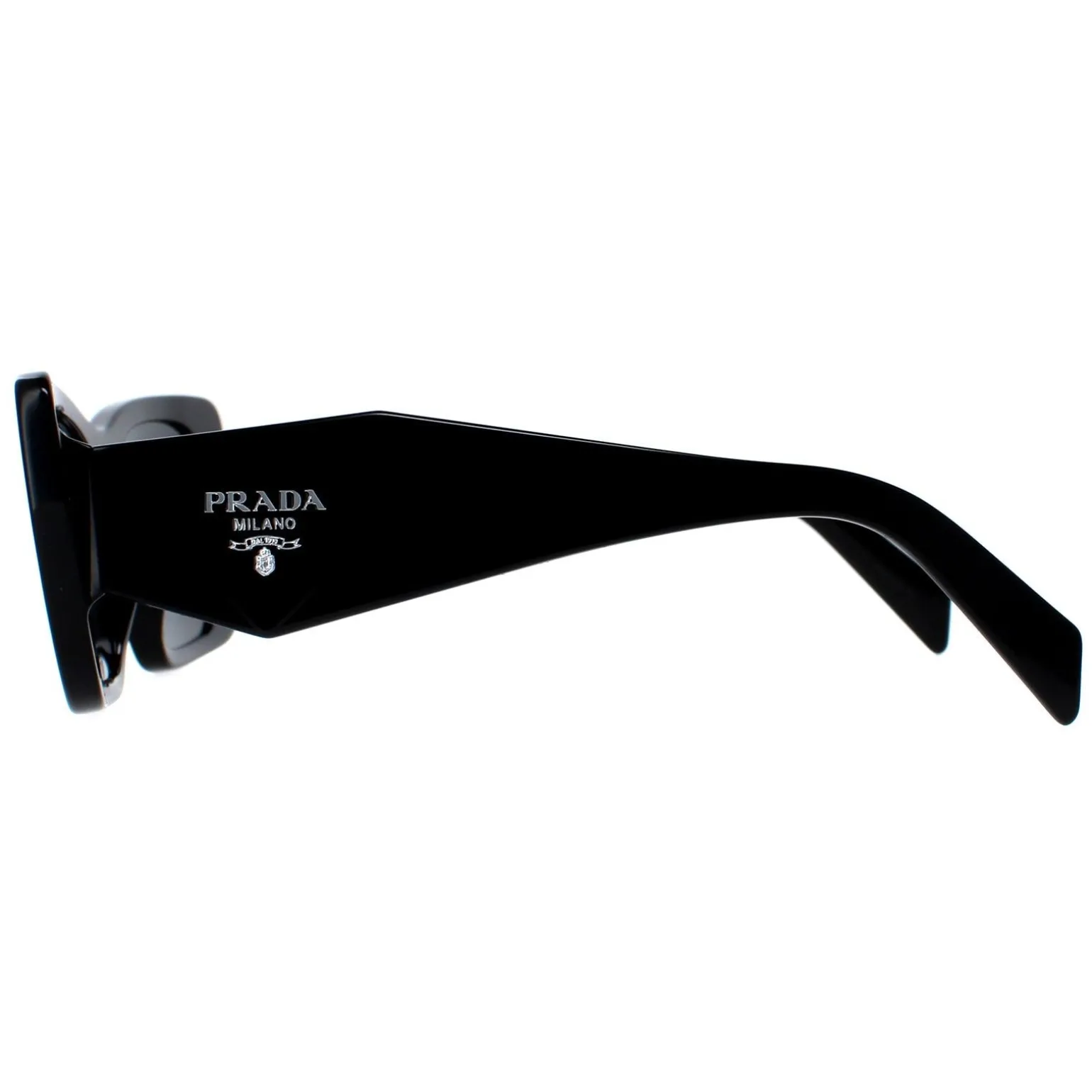 Prada Sunglasses PR08YS 1AB5S0 Black Dark Grey