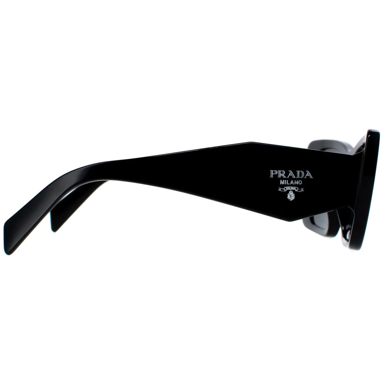 Prada Sunglasses PR08YS 1AB5S0 Black Dark Grey