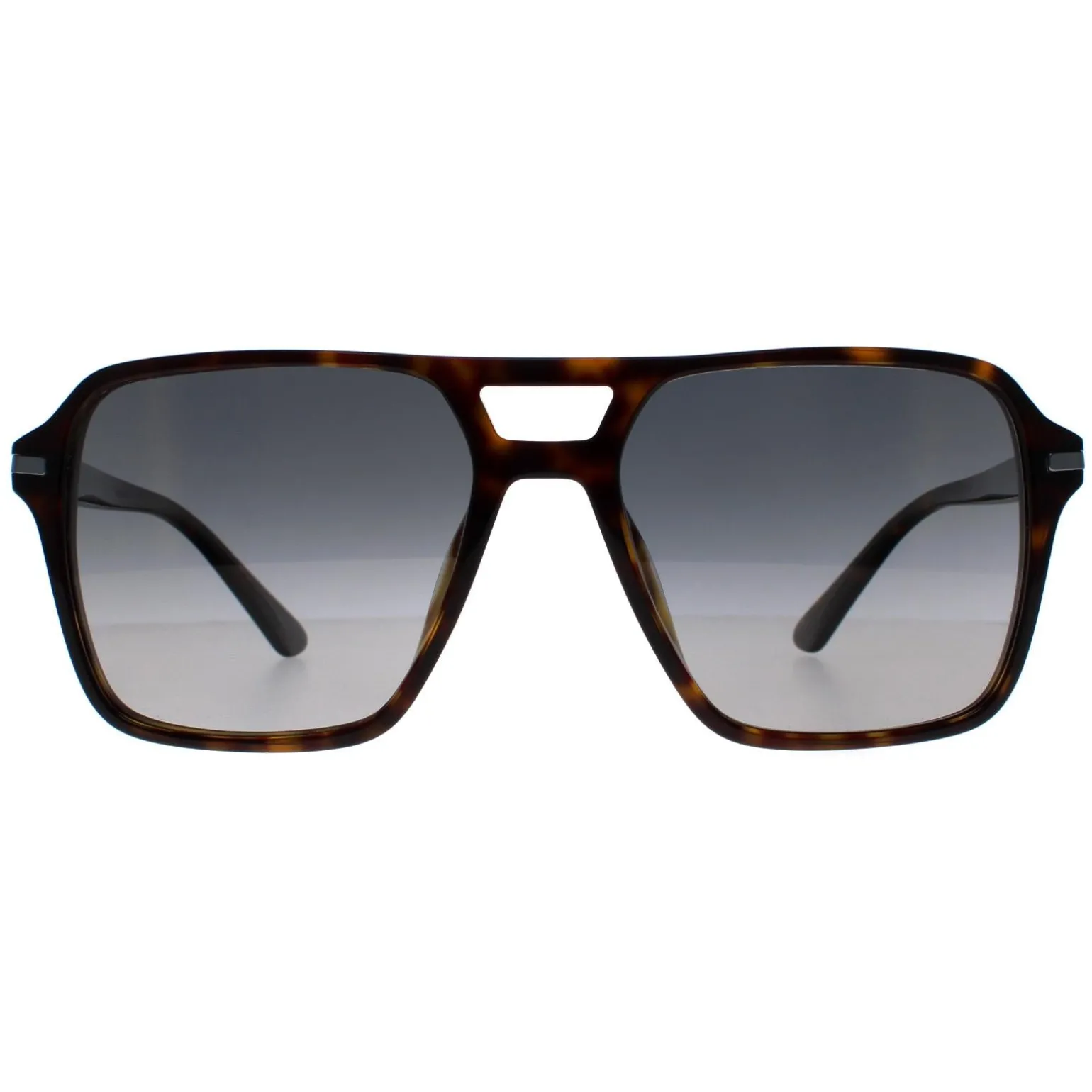 Prada Sunglasses PR20YS 2AU09G Dark Havana Grey Gradient Polarized