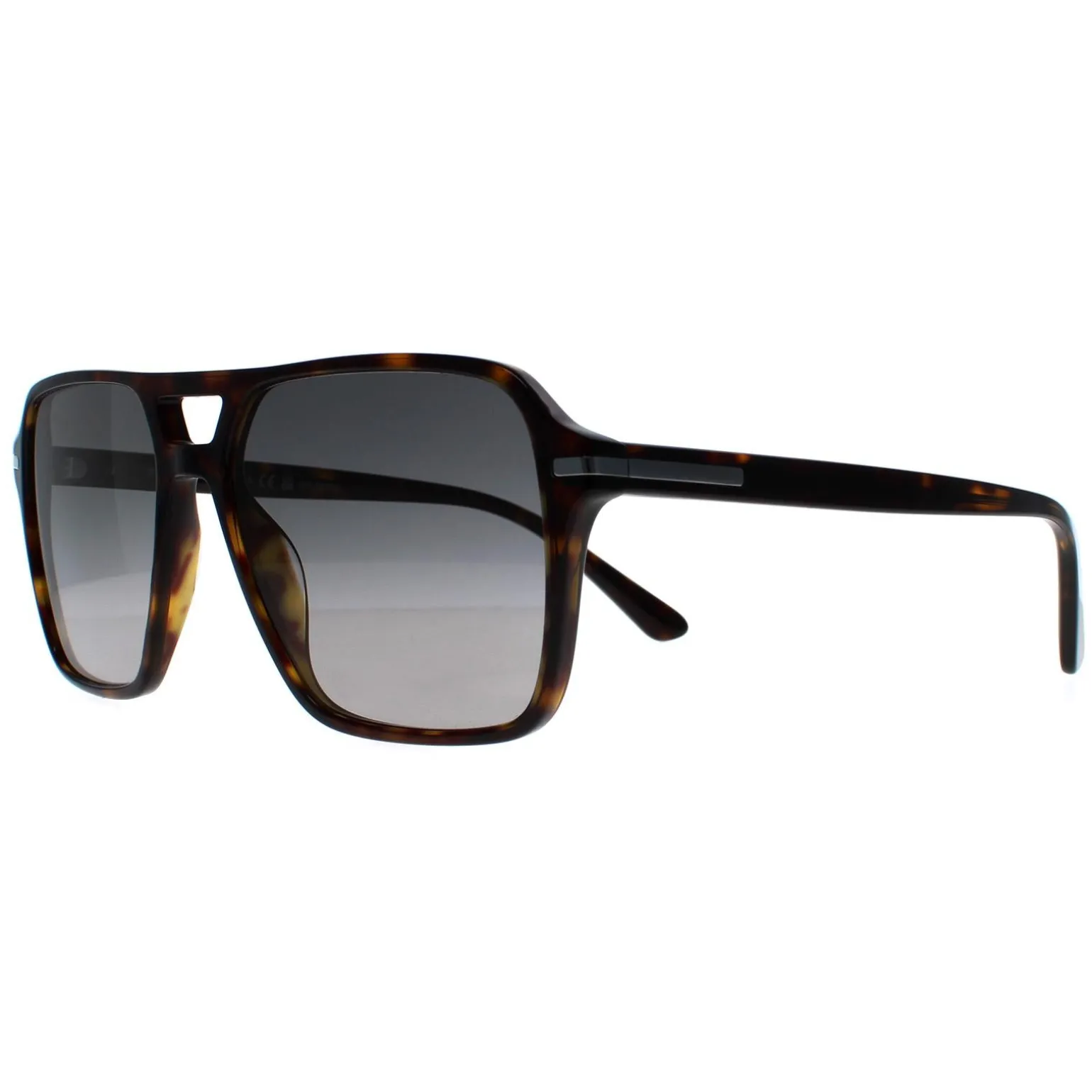 Prada Sunglasses PR20YS 2AU09G Dark Havana Grey Gradient Polarized