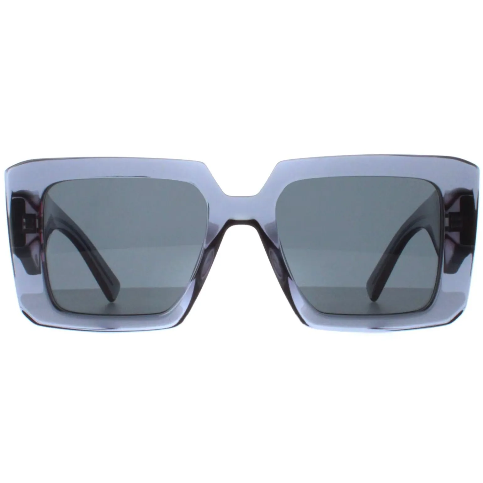 Prada Sunglasses PR23YS 19O70B Transparent Graphite Dark Grey
