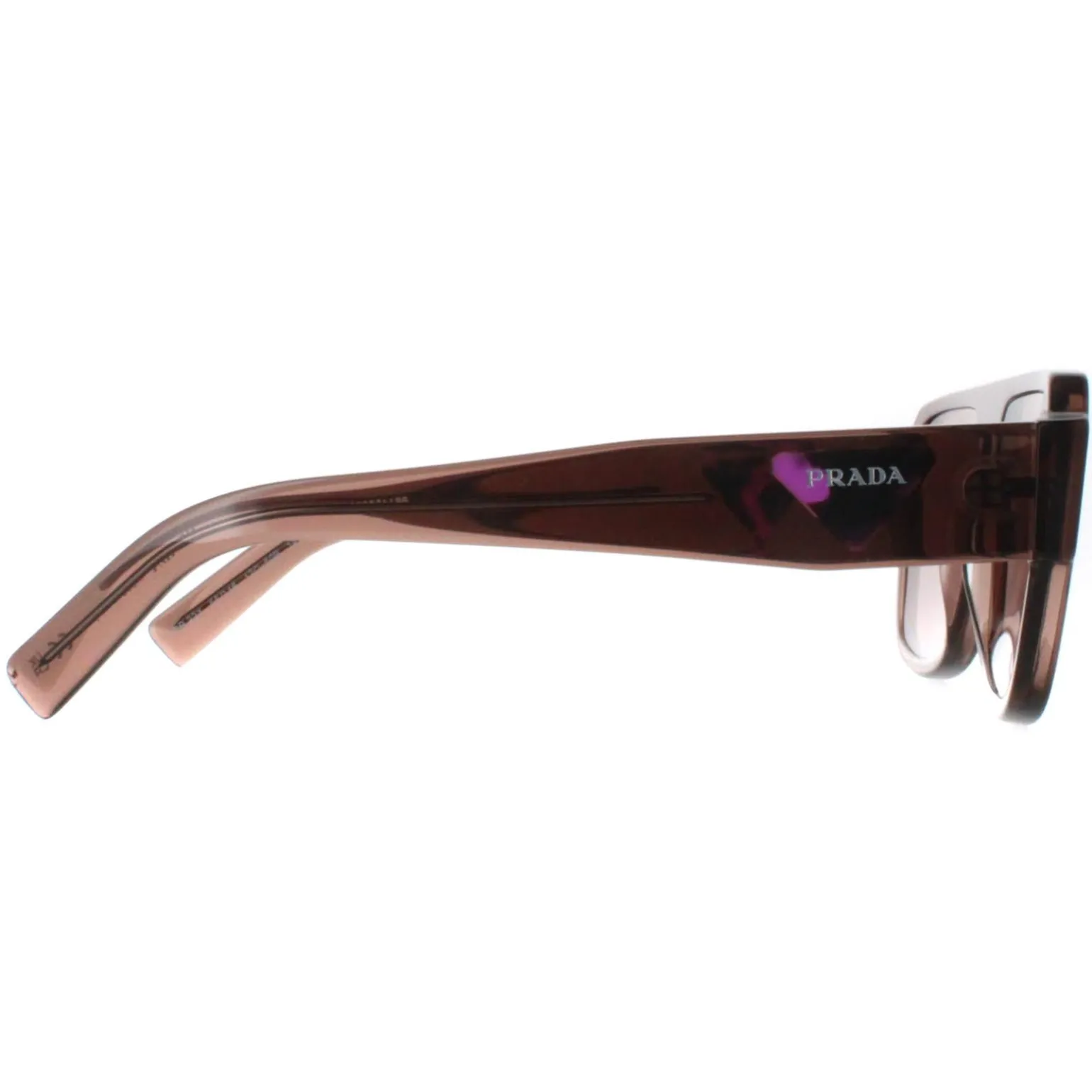 Prada Sunglasses PR22YS 17O60B Transparent Brown Light Brown