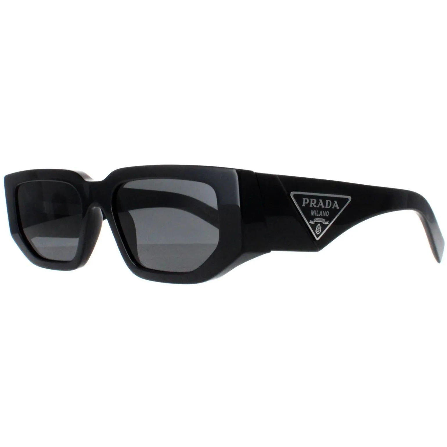 Prada Sunglasses PR09ZS 1AB5S0 Black Dark Grey